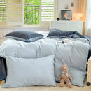 GobekUsa Solid Color Brush Fabric Bedding Set - 4 Pieces