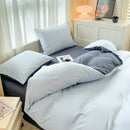 GobekUsa Solid Color Brush Fabric Bedding Set - 4 Pieces