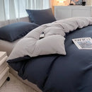 GobekUsa Solid Color Brush Fabric Bedding Set - 4 Pieces