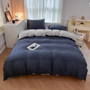 GobekUsa Solid Color Brush Fabric Bedding Set - 4 Pieces