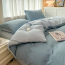 GobekUsa Solid Color Brush Fabric Bedding Set - 4 Pieces