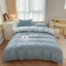 GobekUsa Solid Color Brush Fabric Bedding Set - 4 Pieces