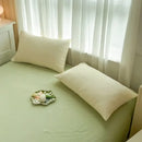 GobekUsa Solid Color Brush Fabric Bedding Set - 4 Pieces