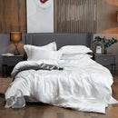 GobekUsa Solid Color Luxury Bedding Set - Twin/Queen/King