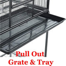 GobekUsa Spacious Double Bird Cage with Breeding Dividers