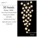 GobekUsa Spiral Crystal Ball Chandelier Light - Free Shipping