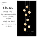 GobekUsa Spiral Crystal Ball Chandelier Light - Free Shipping