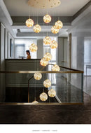 GobekUsa Spiral Crystal Ball Chandelier Light - Free Shipping