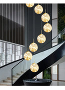 GobekUsa Spiral Crystal Ball Chandelier Light - Free Shipping