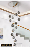 GobekUsa Spiral Crystal Ball Chandelier Light - Free Shipping