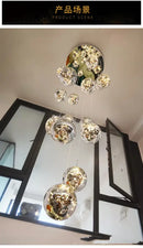 GobekUsa Spiral Crystal Ball Chandelier Light - Free Shipping