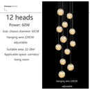GobekUsa Spiral Crystal Ball Chandelier Light - Free Shipping