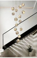 GobekUsa Spiral Crystal Ball Chandelier Light - Free Shipping