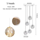 GobekUsa Spiral Crystal Ball Chandelier Light - Free Shipping