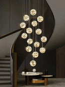 GobekUsa Spiral Crystal Ball Chandelier Light - Free Shipping