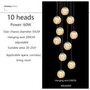 GobekUsa Spiral Crystal Ball Chandelier Light - Free Shipping