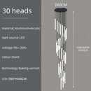GobekUsa Spiral LED Ceiling Chandelier for Modern Home