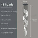 GobekUsa Spiral LED Ceiling Chandelier for Modern Home