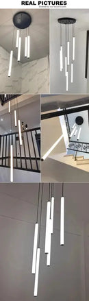 GobekUsa Spiral LED Ceiling Chandelier for Modern Home
