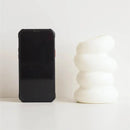 GobekUsa Spiral White Vase for Home Decor