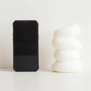 GobekUsa Spiral White Vase for Home Decoration