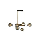 GobekUsa Sputnik Hanging Island Light - Minimalist Glass Ball Pendant for Dining Room