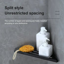 Modern stainless steel silver corner shower shelf bathroom caddy by Decorbites