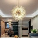 GobekUsa Starry Sky Crystal Pendant Light Fixture