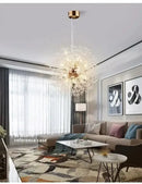 GobekUsa Starry Sky Crystal Pendant Light Fixture by Decorbites