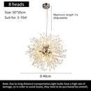 GobekUsa Starry Sky Crystal Pendant Light Fixture by Decorbites