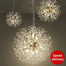 GobekUsa Starry Sky Crystal Pendant Light Fixture