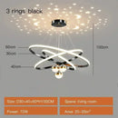 GobekUsa Starry Sky LED Chandelier for Living Room