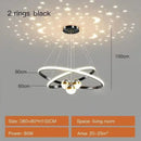 GobekUsa Starry Sky LED Chandelier for Living Room