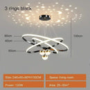 GobekUsa Starry Sky LED Chandelier for Living Room