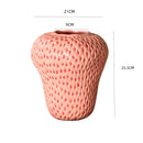 GobekUsa Strawberry Cartoon Ceramic Vase for Kids Room