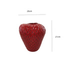 GobekUsa Strawberry Cartoon Ceramic Vase for Kids Room