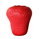 GobekUsa Strawberry Cartoon Ceramic Vase for Kids Room