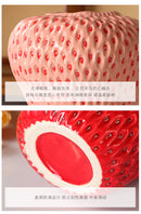 GobekUsa Strawberry Cartoon Ceramic Vase for Kids Room
