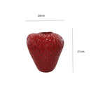 GobekUsa Strawberry Cartoon Ceramic Vase for Kids Room