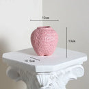 GobekUsa Strawberry Cartoon Ceramic Vase for Kids Room