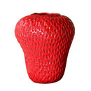 GobekUsa Strawberry Cartoon Ceramic Vase for Kids Room