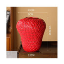 GobekUsa Strawberry Cartoon Ceramic Vase for Kids Room