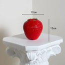 GobekUsa Strawberry Cartoon Flower Vase for Home Décor