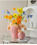 GobekUsa Strawberry Cartoon Flower Vase for Home Décor