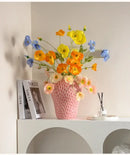 GobekUsa Strawberry Cartoon Flower Vase for Home Décor