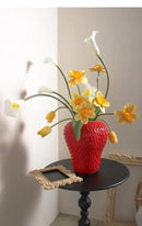 GobekUsa Strawberry Cartoon Flower Vase for Home Décor