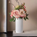 GobekUsa Striped Plastic Vase for Flowers
