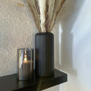 GobekUsa Striped Plastic Vase for Flowers