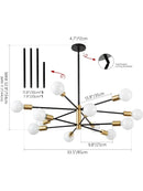 GobekUsa Stylish Hanging Chandelier for Home Decor