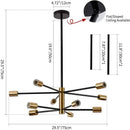 GobekUsa Stylish Hanging Chandelier for Home Decor
